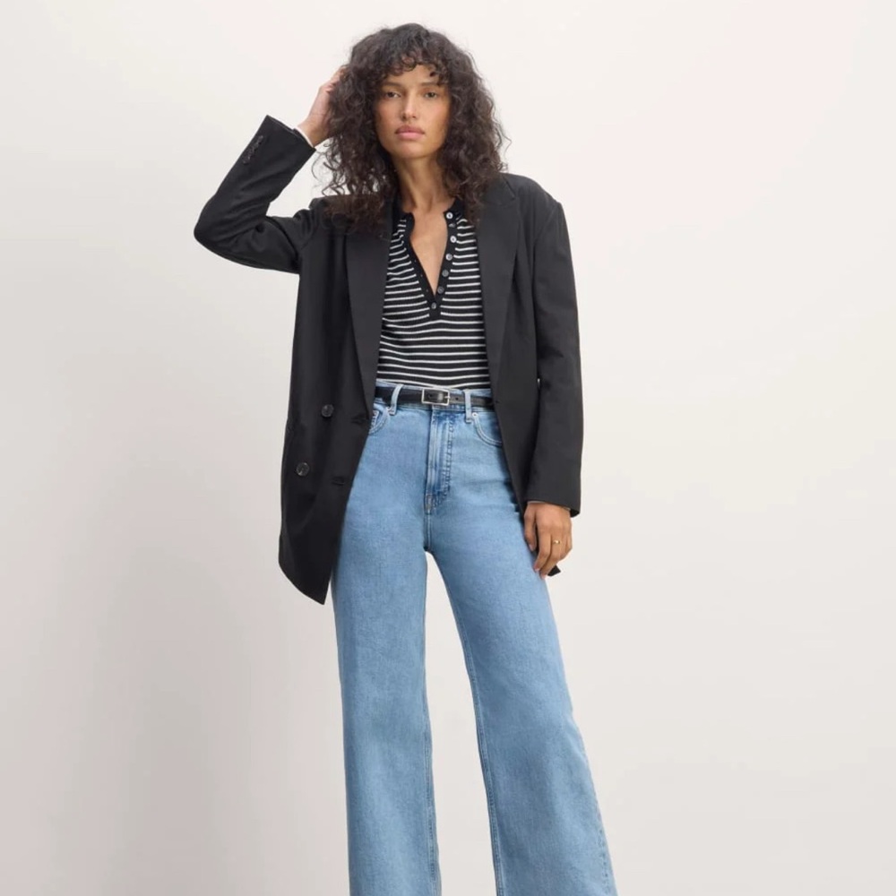 Everlane Light Blue Flare Jeans